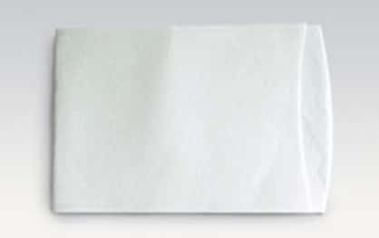 Gant de toilette jetable - sec - blanc 50 pièces 21 x 15,5 cm - Hygostar